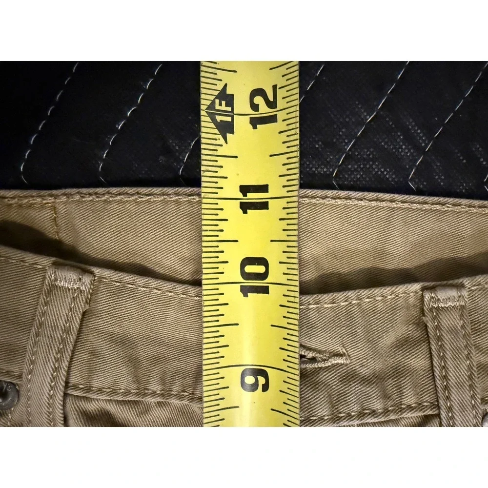 Levi's 514 Straight Fit Pants Mens 28x30 Tan Khaki White Tab Cotton Twill